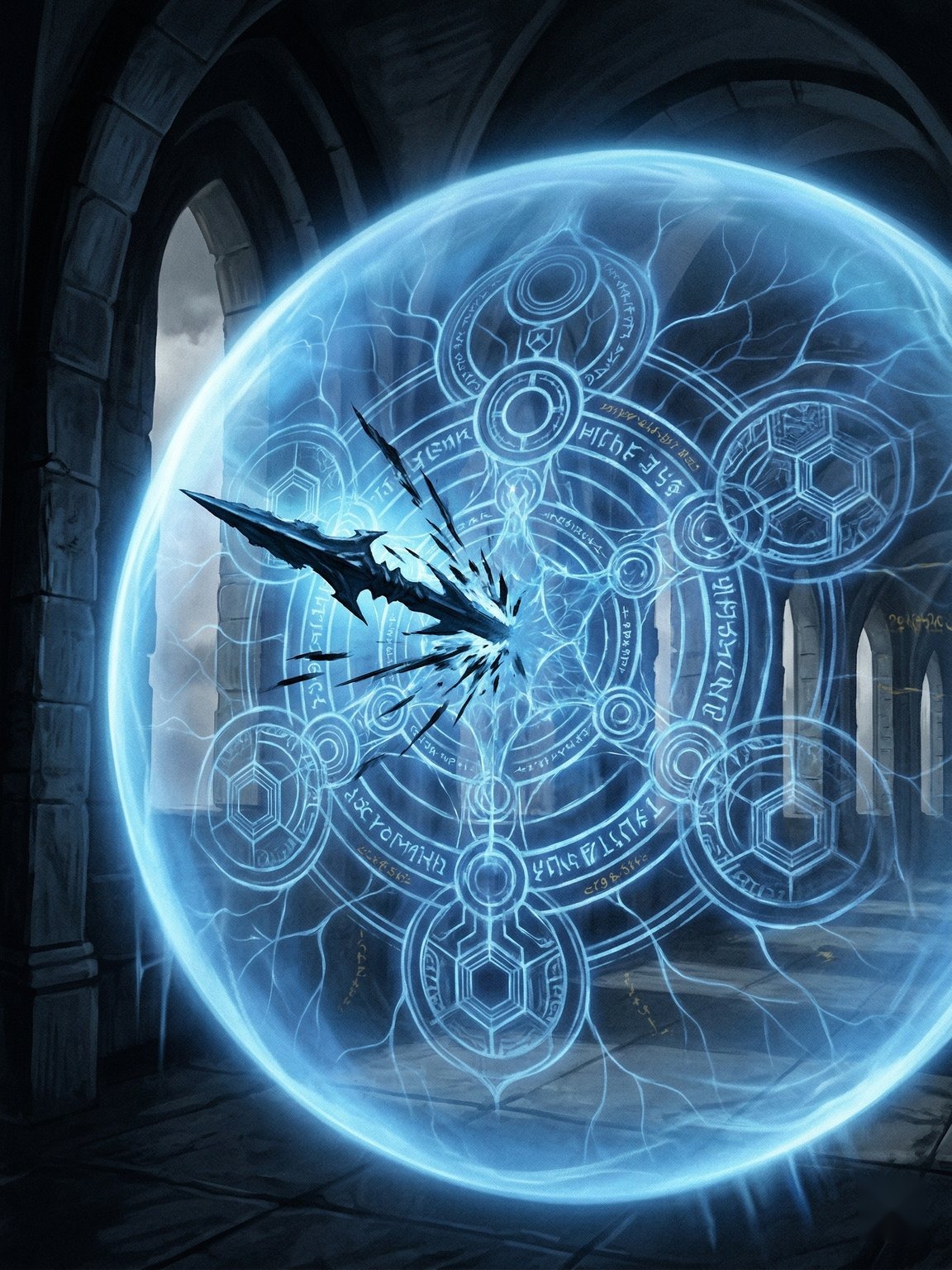 Ilustración de Barrera del Velo