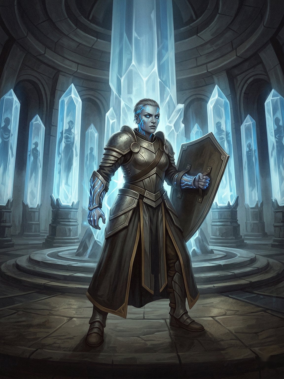 Ilustración de Lysara, Guardiana del Primer Nexo