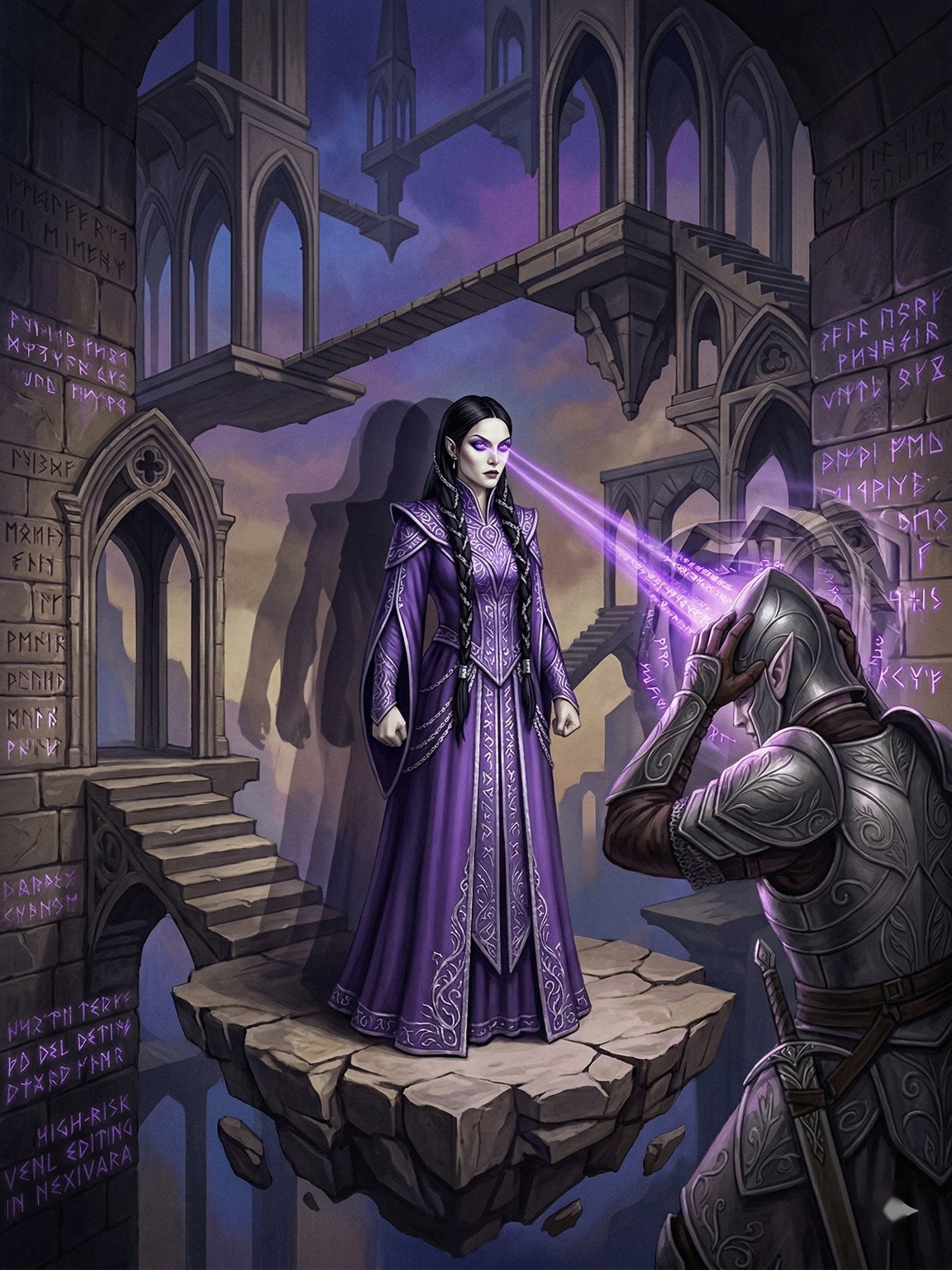 Ilustración de Portadora de Grietas