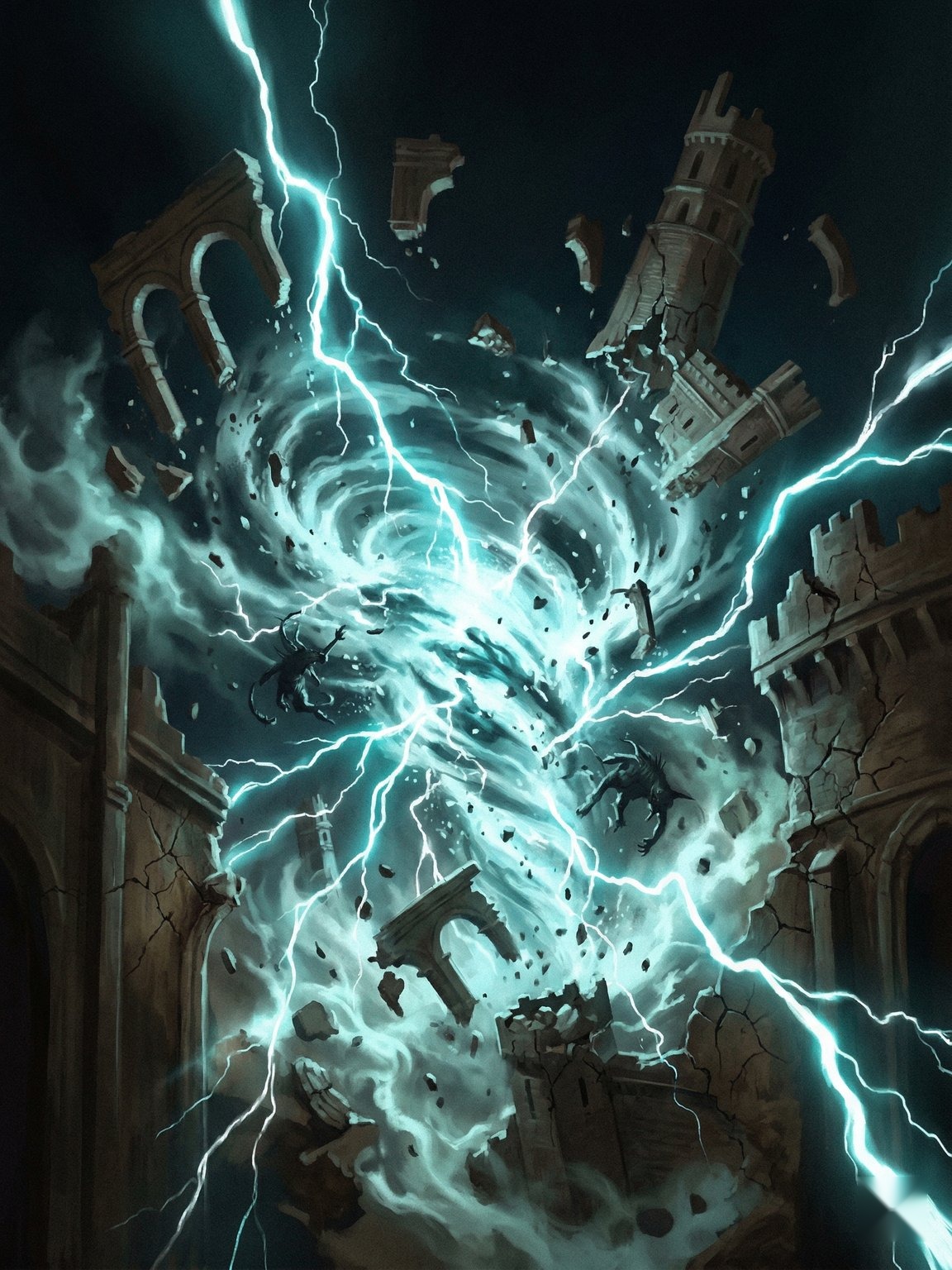 Ilustración de Tormenta de Éter