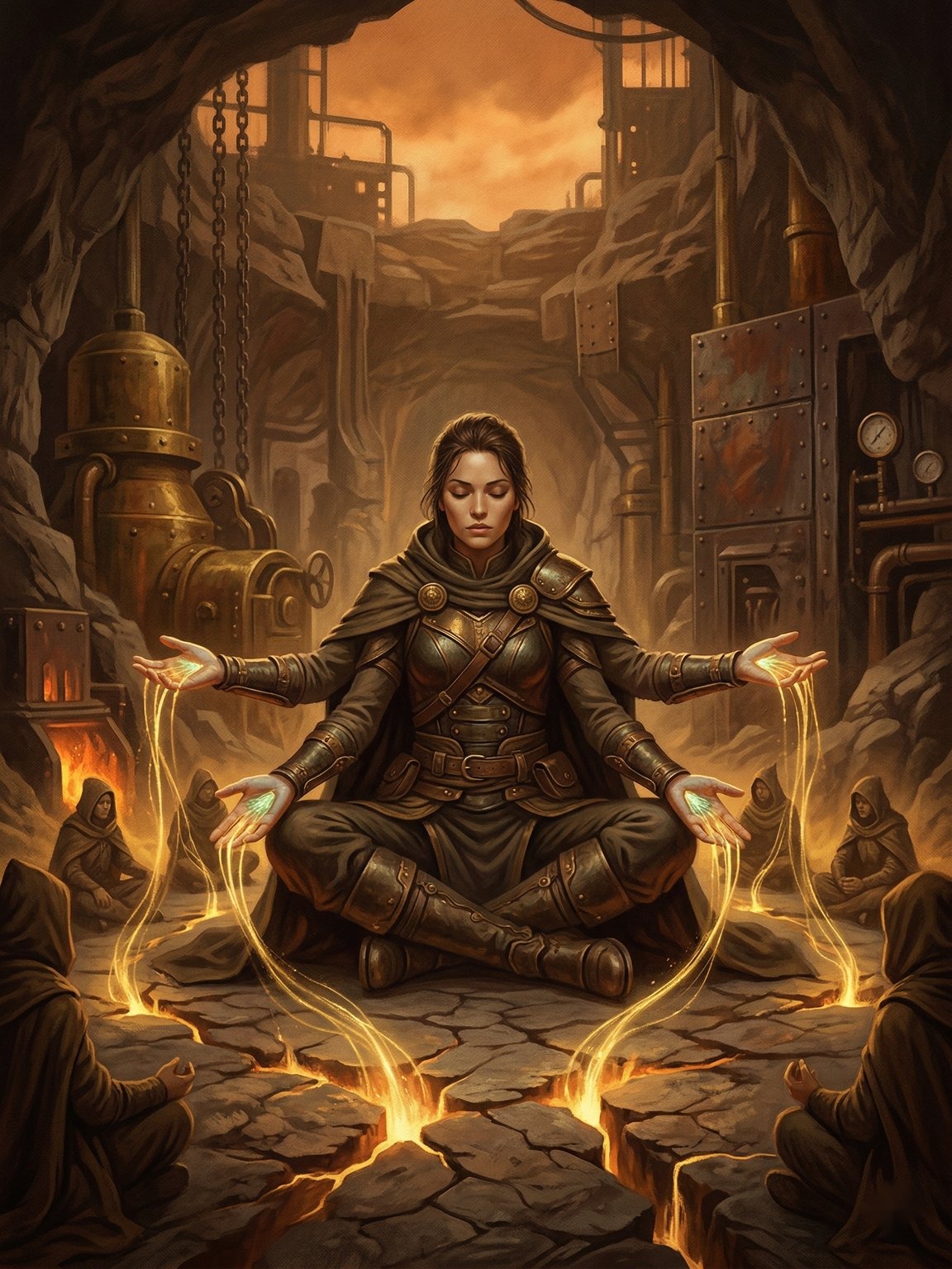 Ilustración de Canalizadora de Grietas