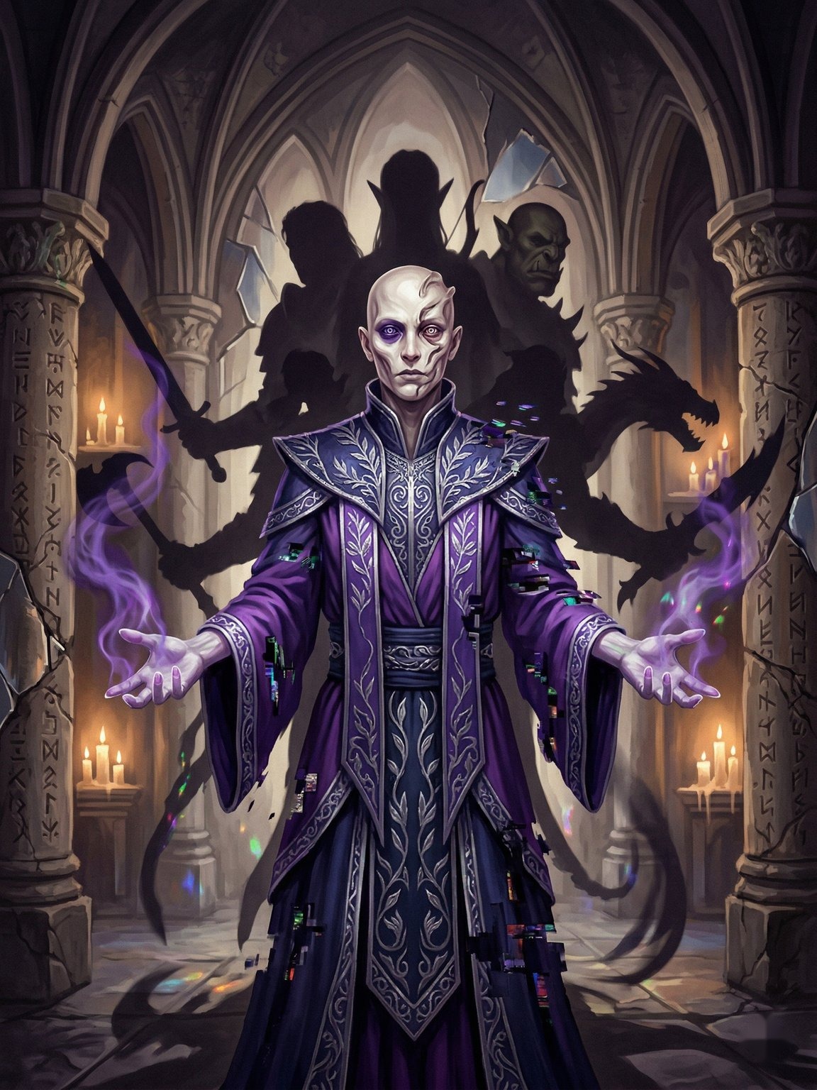 Ilustración de Anomalía del Velo