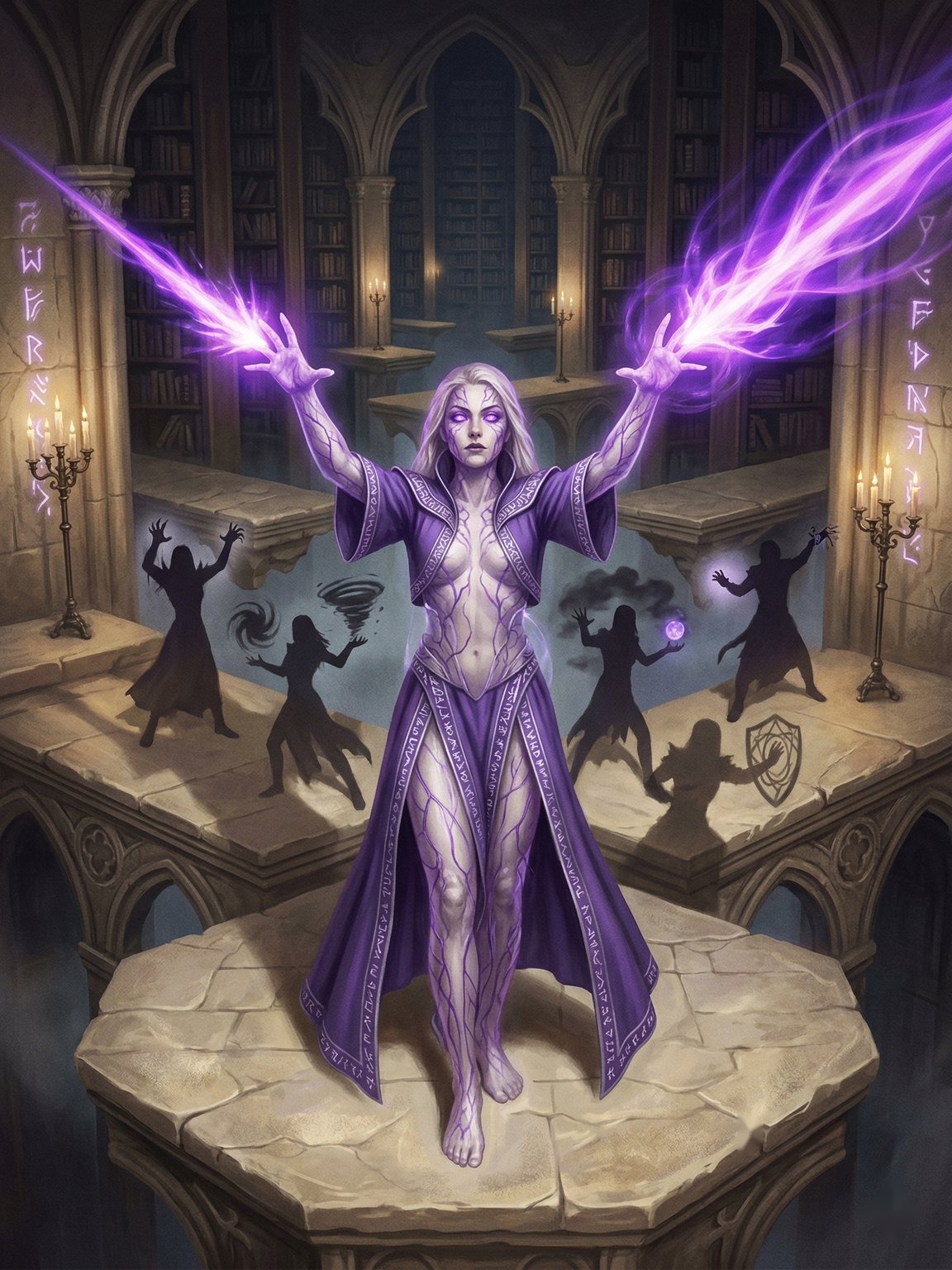 Ilustración de Sylas, el Eco Infinito