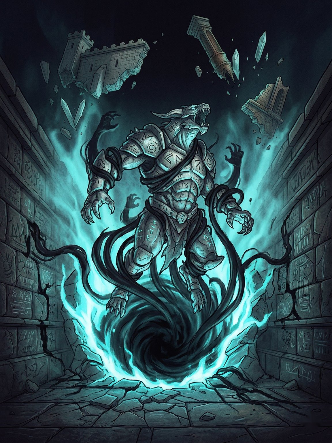 Ilustración de Grieta Devoradora