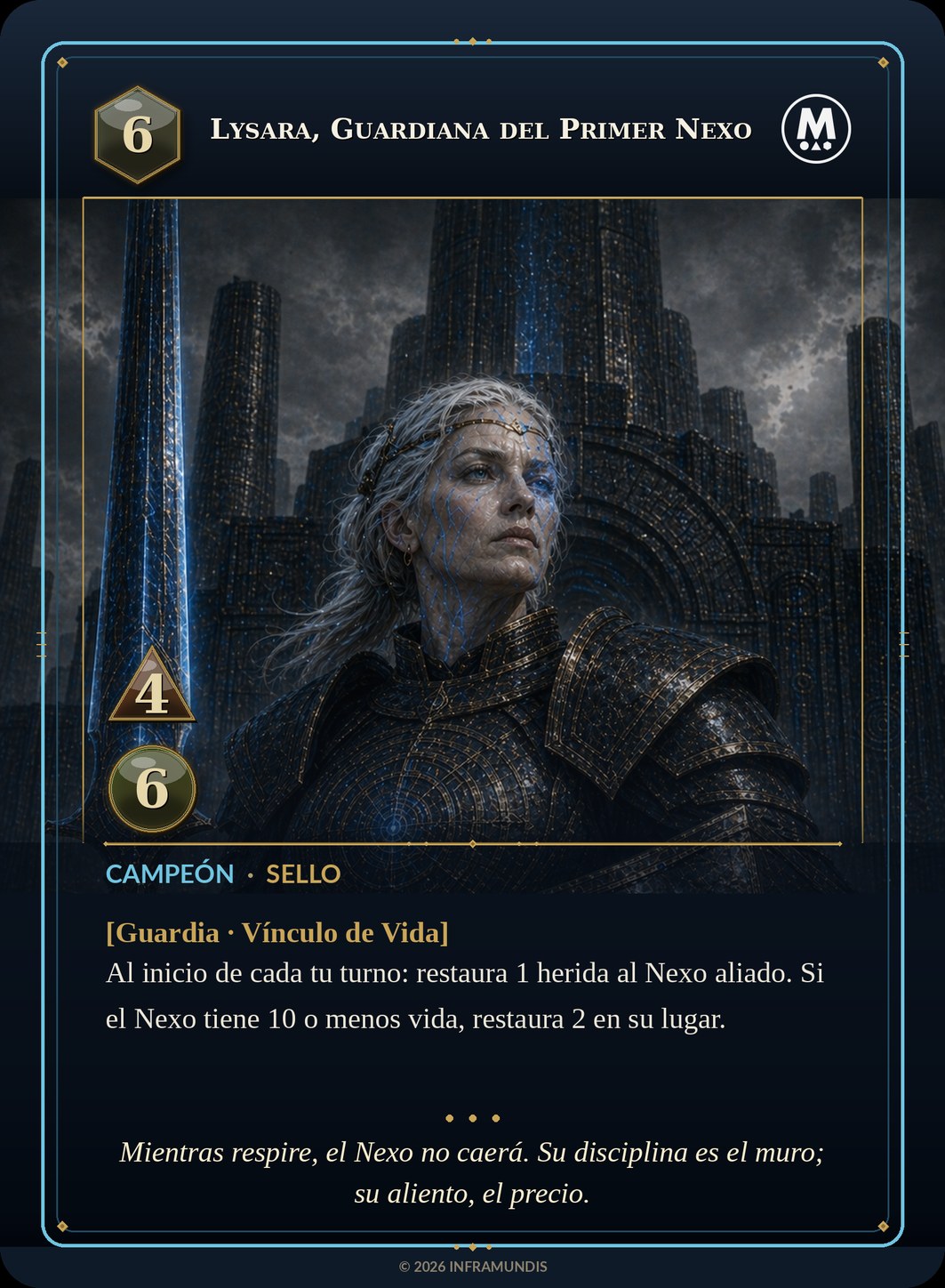 Carta de Lysara, Guardiana del Primer Nexo