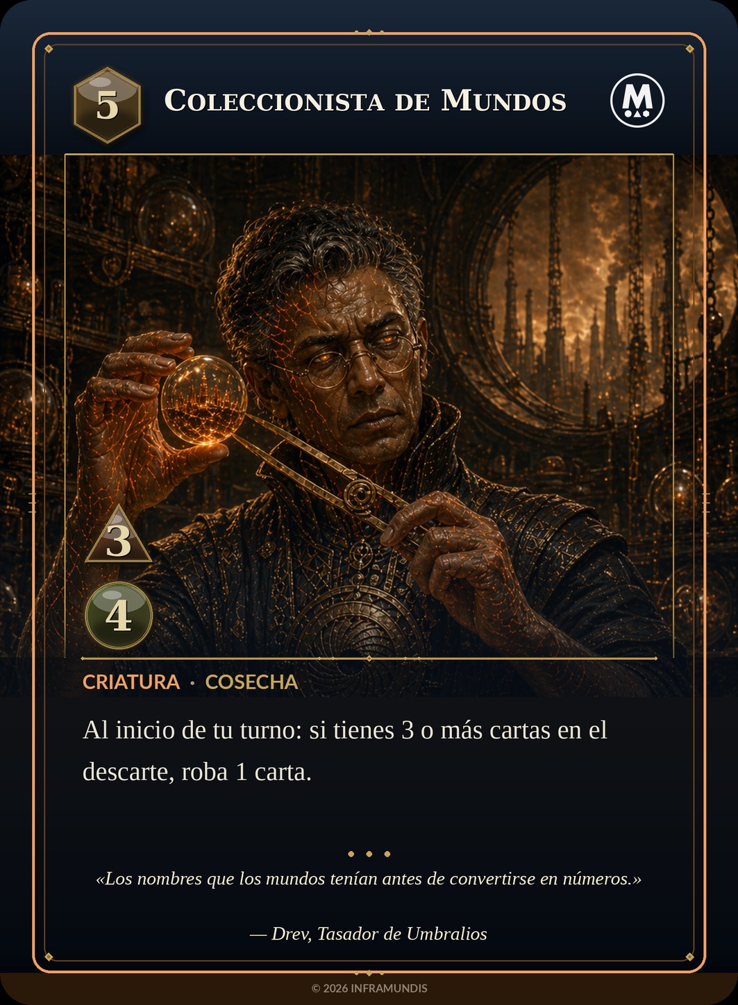 Carta de Coleccionista de Mundos