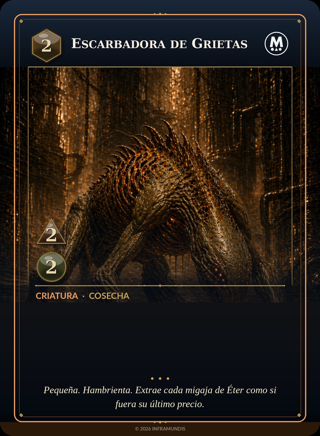 Carta de Escarbadora de Grietas