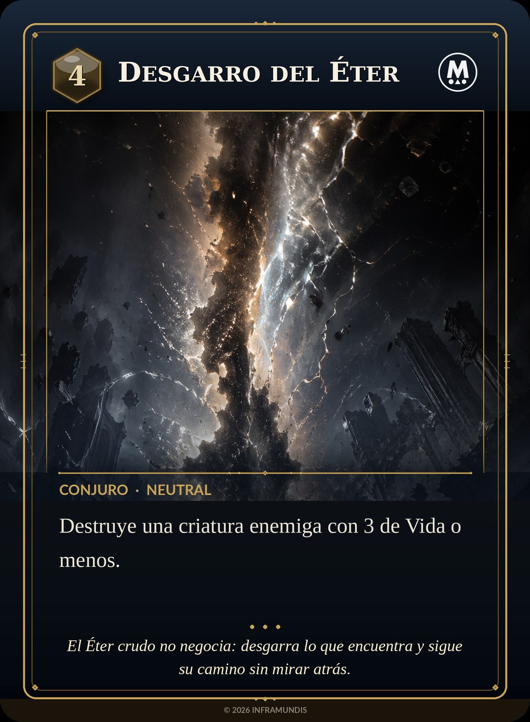 Carta de Desgarro del Éter