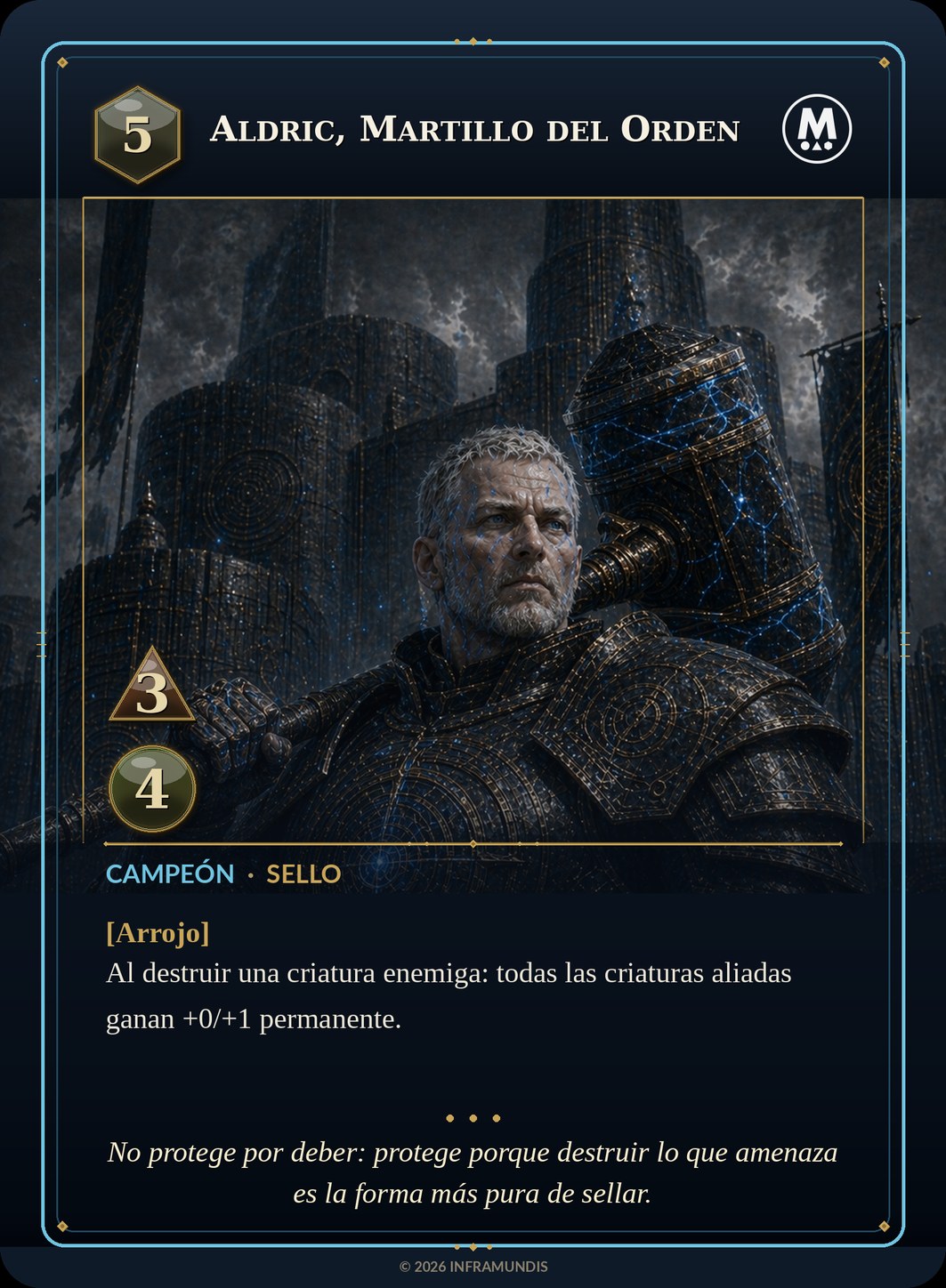 Carta de Aldric, Martillo del Orden