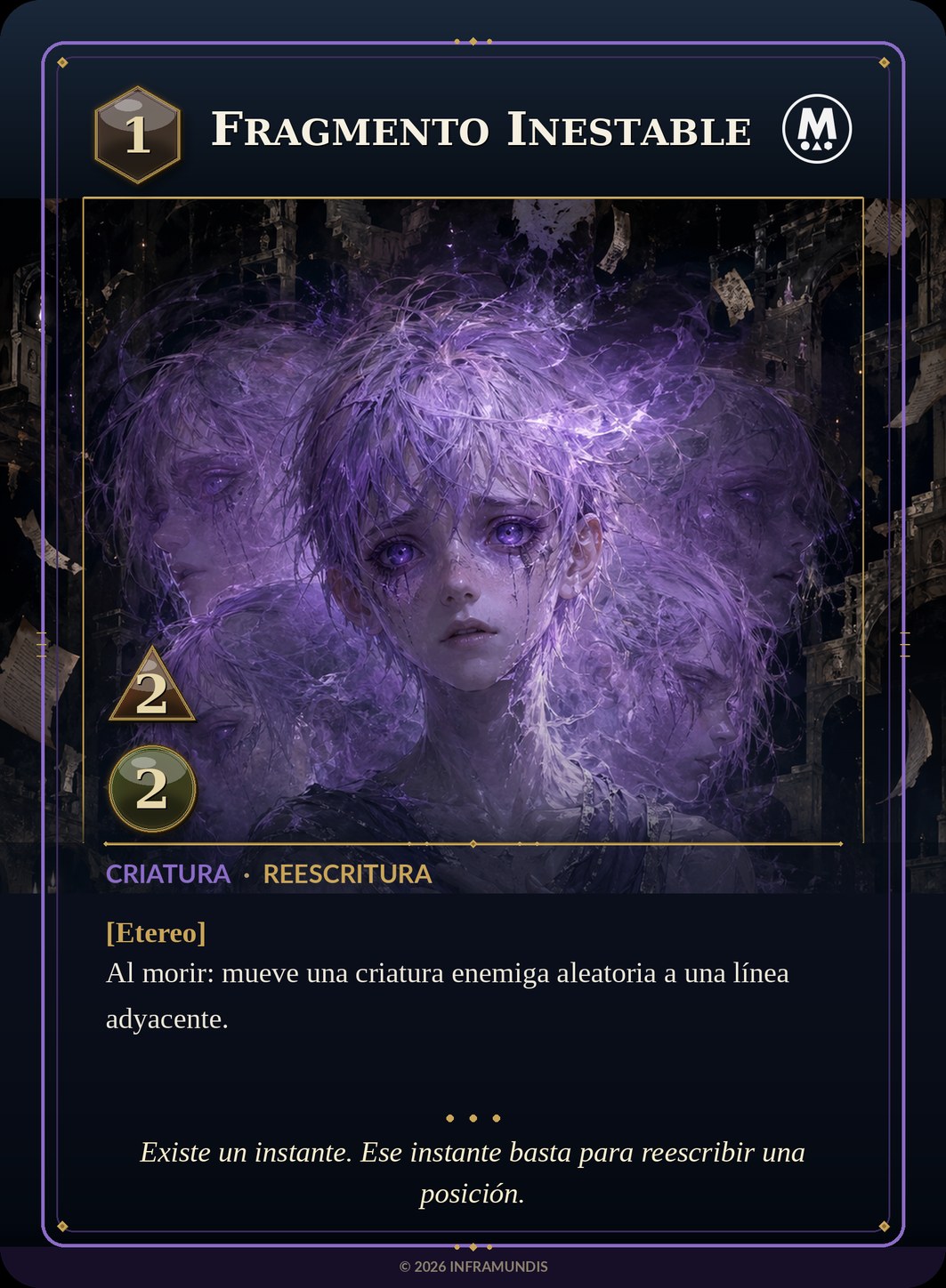 Carta de Fragmento Inestable