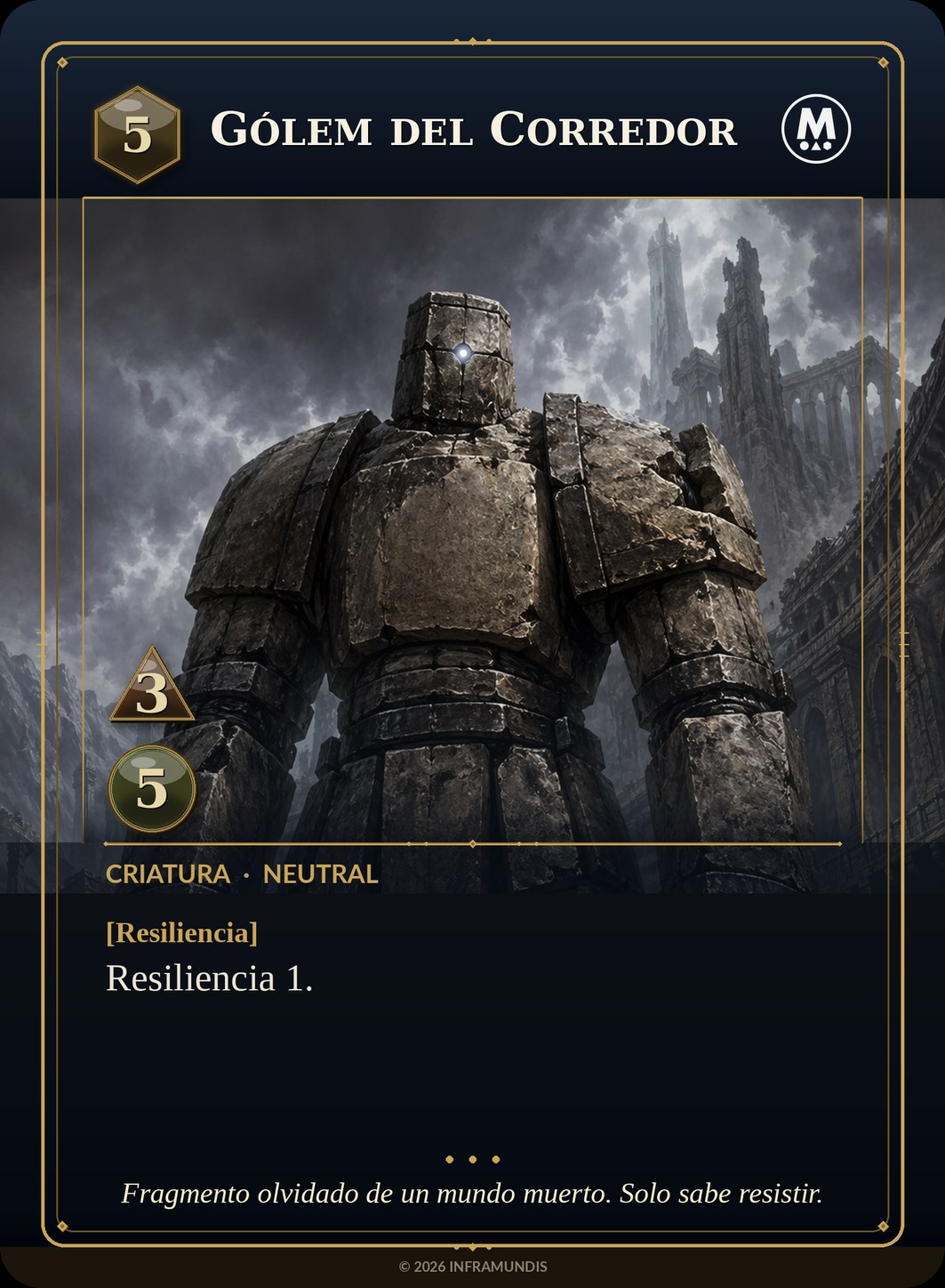 Carta de Gólem del Corredor