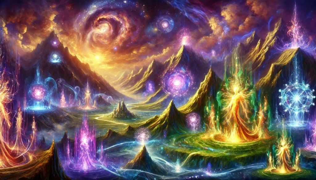 A_vibrant_and_mystical_scene_representing_the_Birth_of_Life_and_Wisdom._Majestic_mountains_illuminated_by_glowing__ethereal_light_rise_in_the_backgrou-transformed A_vibrant_and_mystical_scene_representing_the_Birth_of_Life_and_Wisdom._Majestic_mountains_illuminated_by_glowing__ethereal_light_rise_in_the_backgrou-transformed